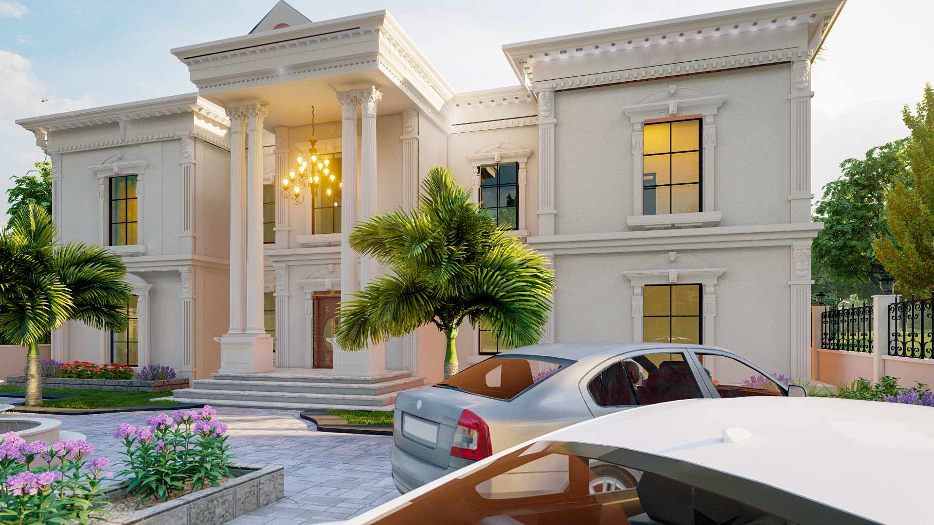 G plus 1 Neoclassical Residence