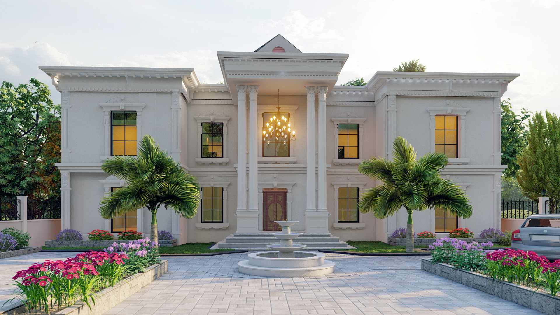 G plus 1 Neoclassical Residence